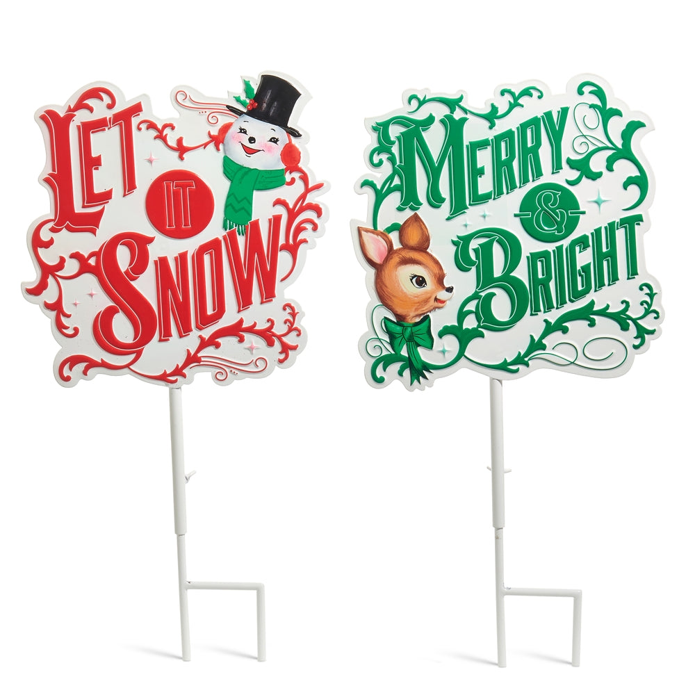 Candy Cane Lane - 22" Sparkle Holiday Adjustable Yard Stake