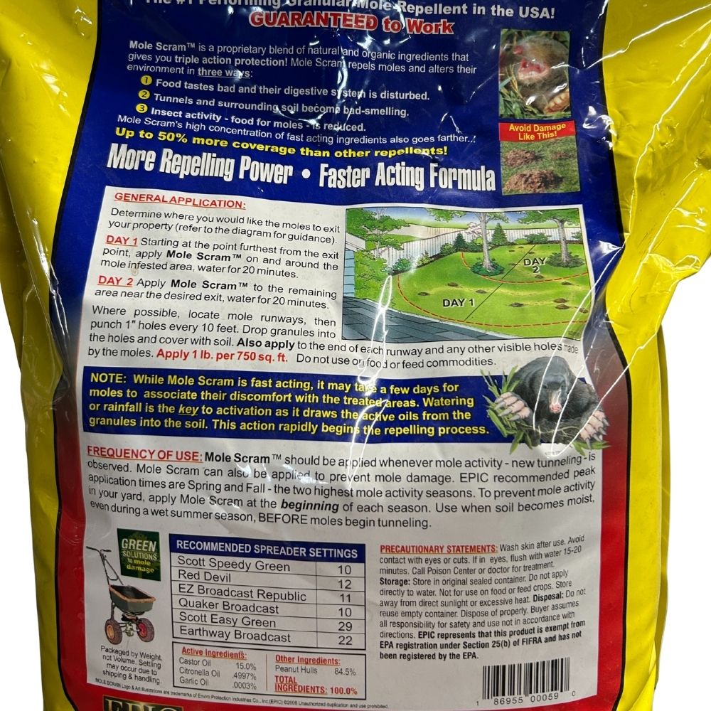 Mole Scram Granular Repellent