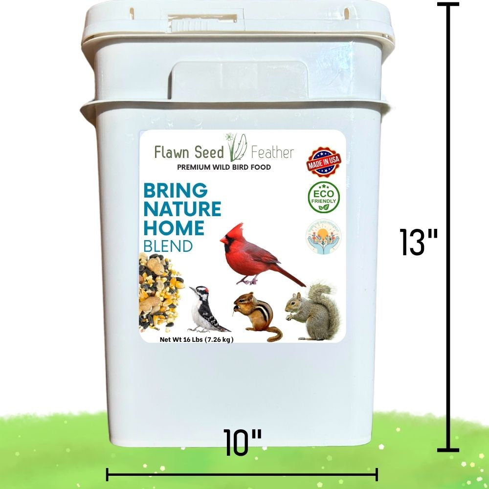 Bring Nature Home Premium Wild Bird and Friends Seed Blend