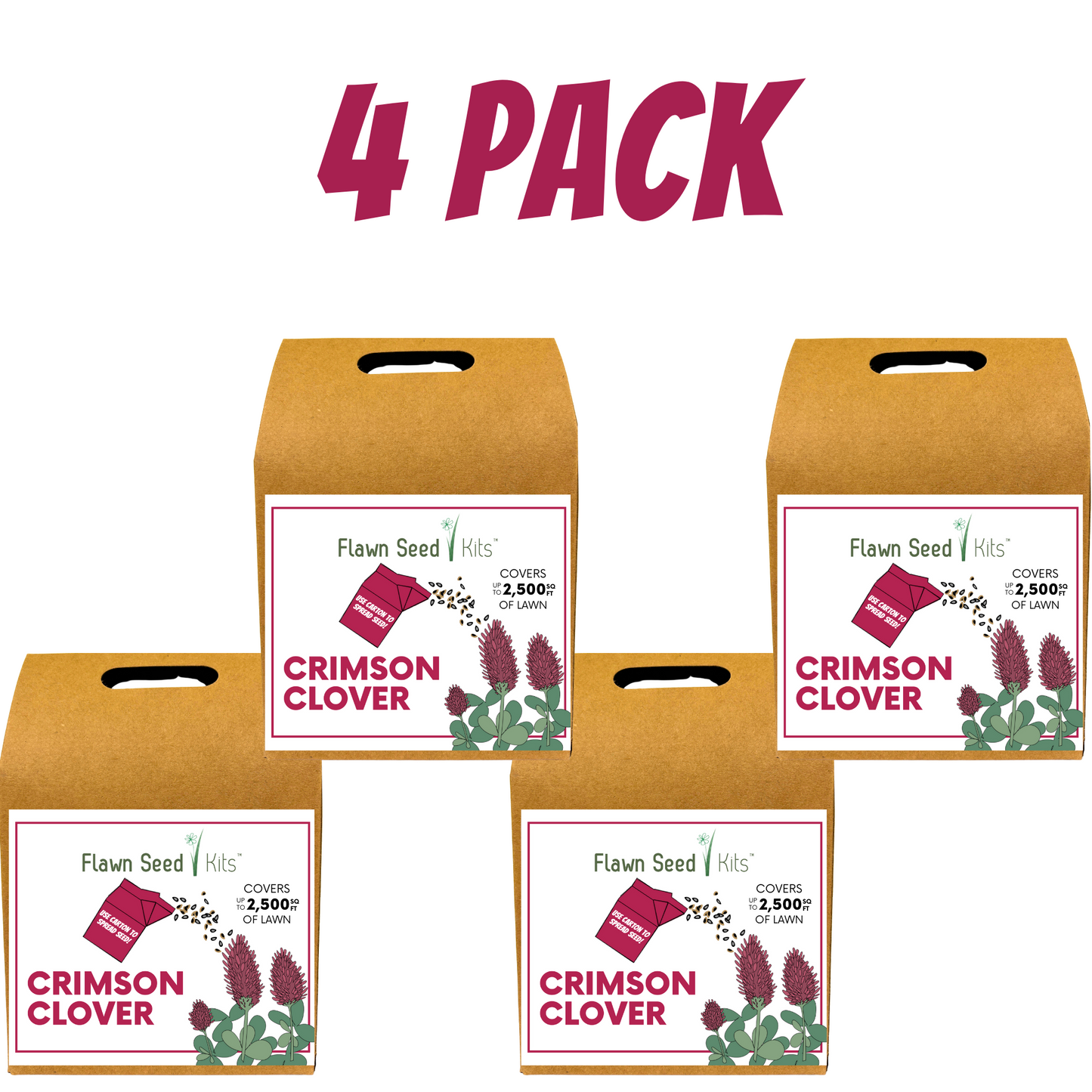 Crimson Clover Eco-Friendly Seeding Kit (LIMITED TIME)