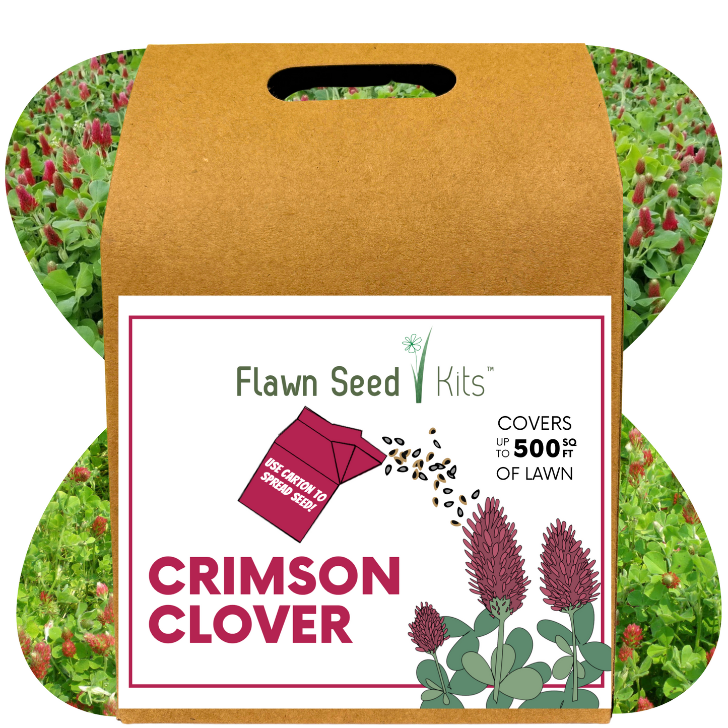 Crimson Clover Eco-Friendly Seeding Kit (LIMITED TIME)