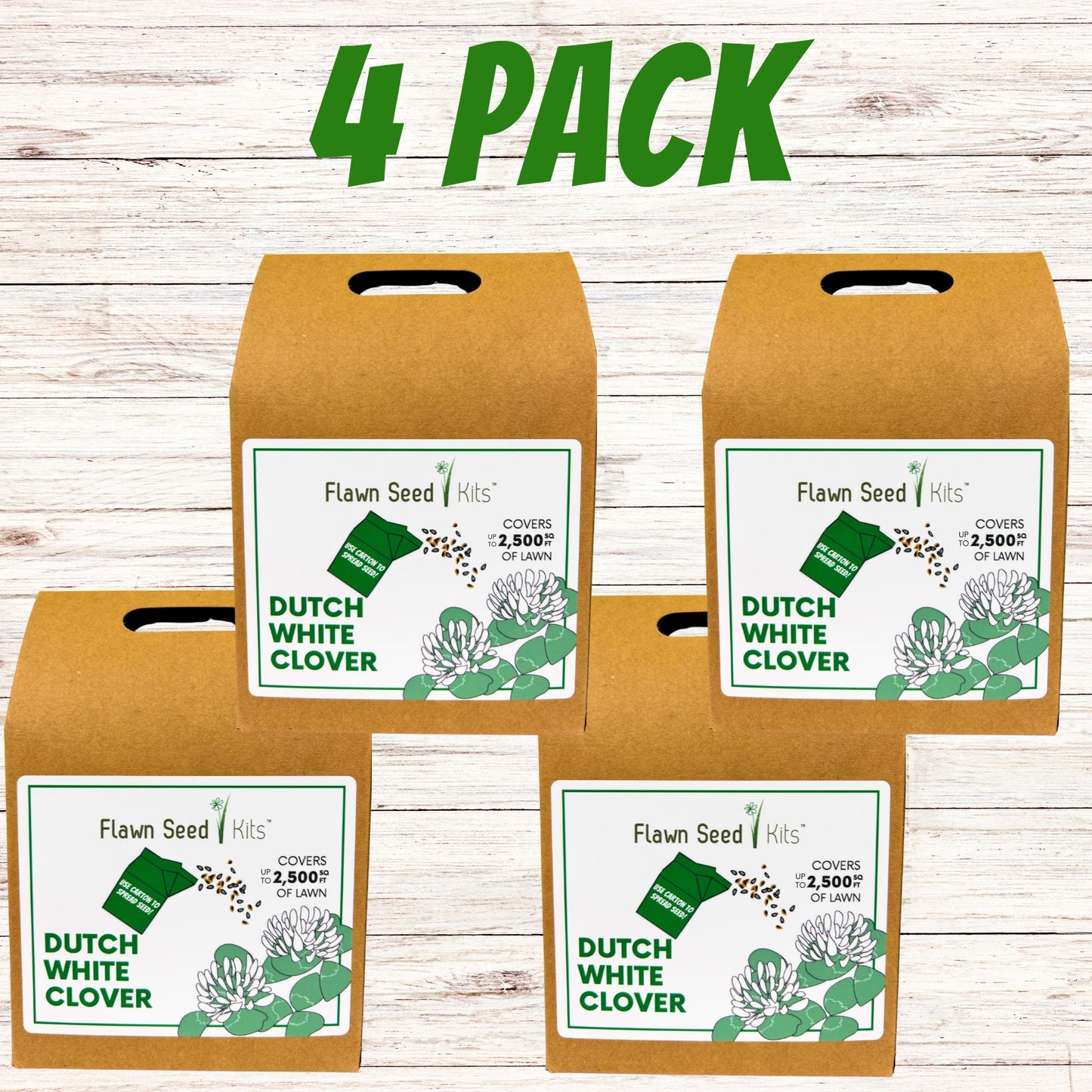 Dutch White Clover Eco-Friendly Seeding Kit (LIMITED TIME)