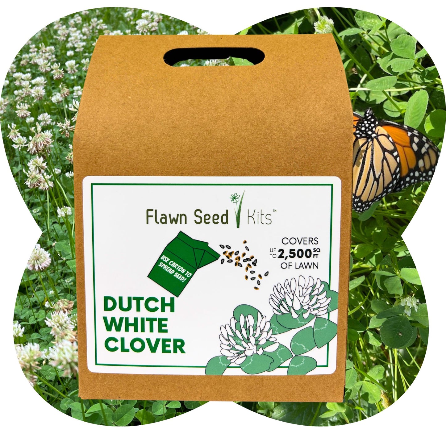 Dutch White Clover Eco-Friendly Seeding Kit (LIMITED TIME)