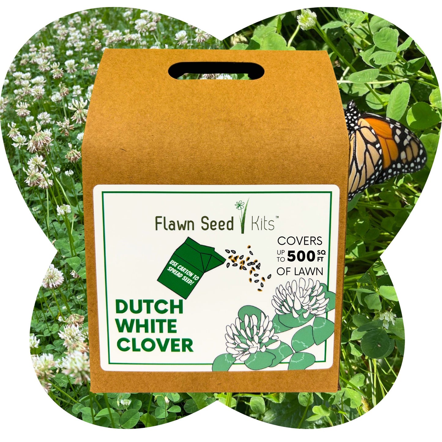 Dutch White Clover Eco-Friendly Seeding Kit (LIMITED TIME)