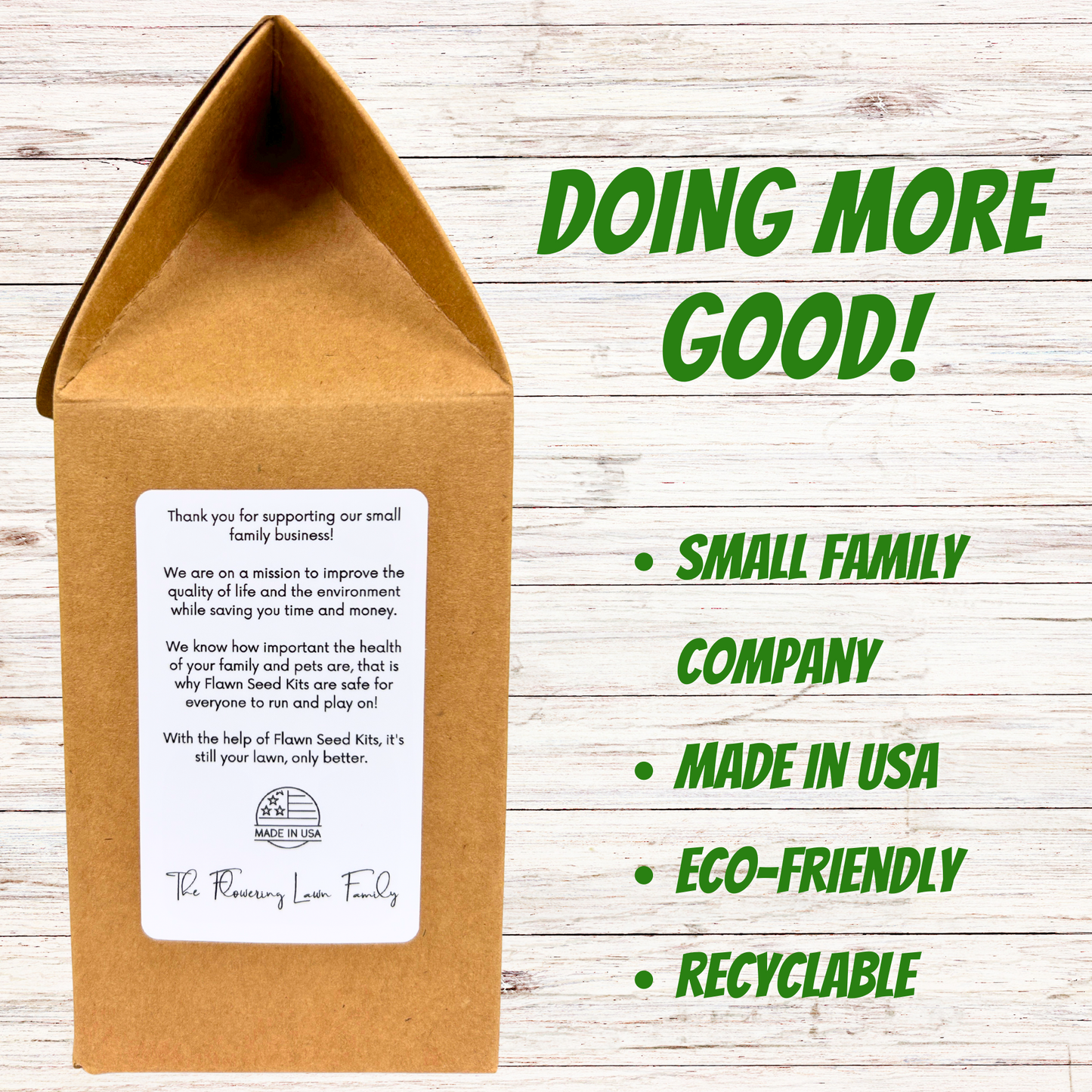 Dutch White Clover Eco-Friendly Seeding Kit (LIMITED TIME)