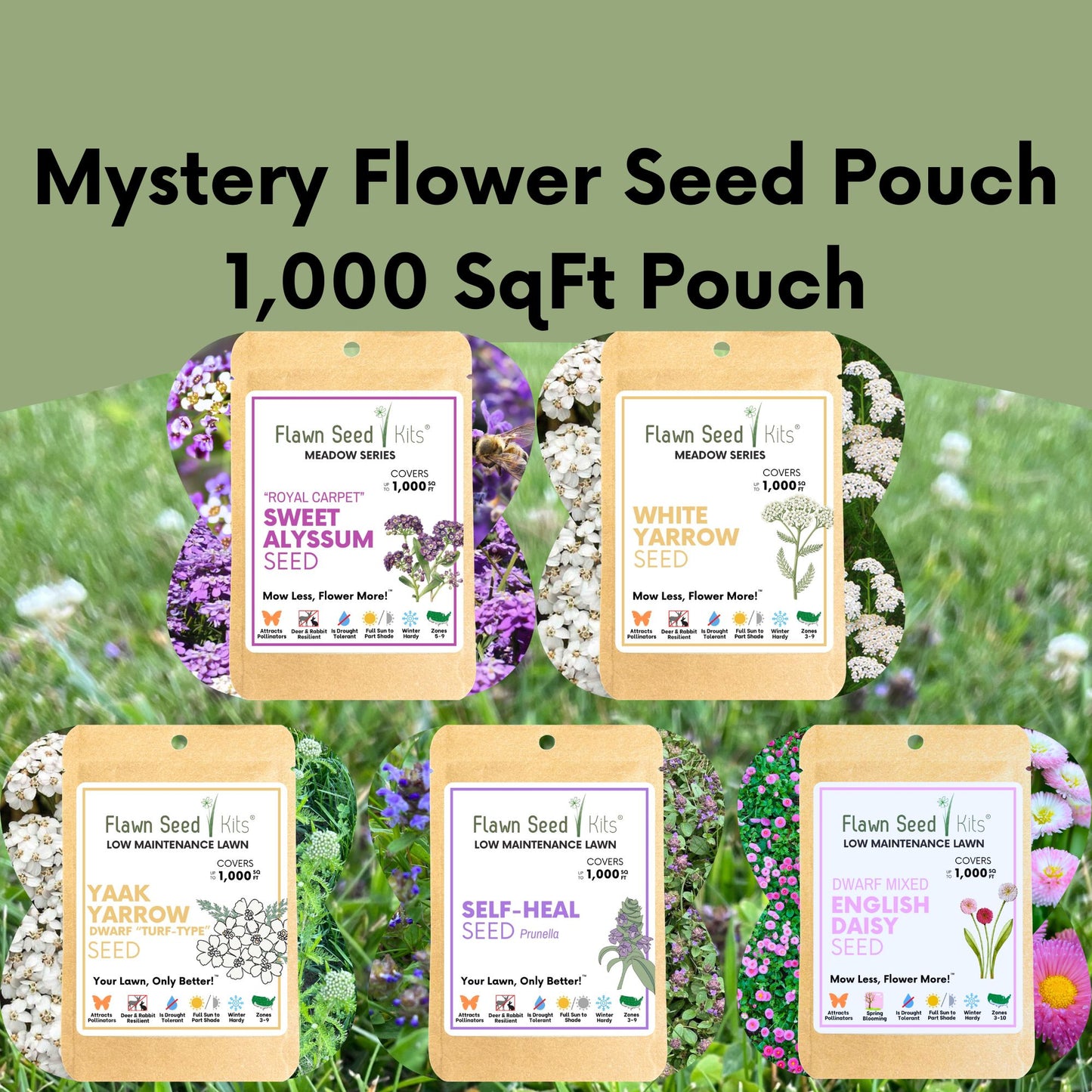 Mystery Flower Seed Pouch