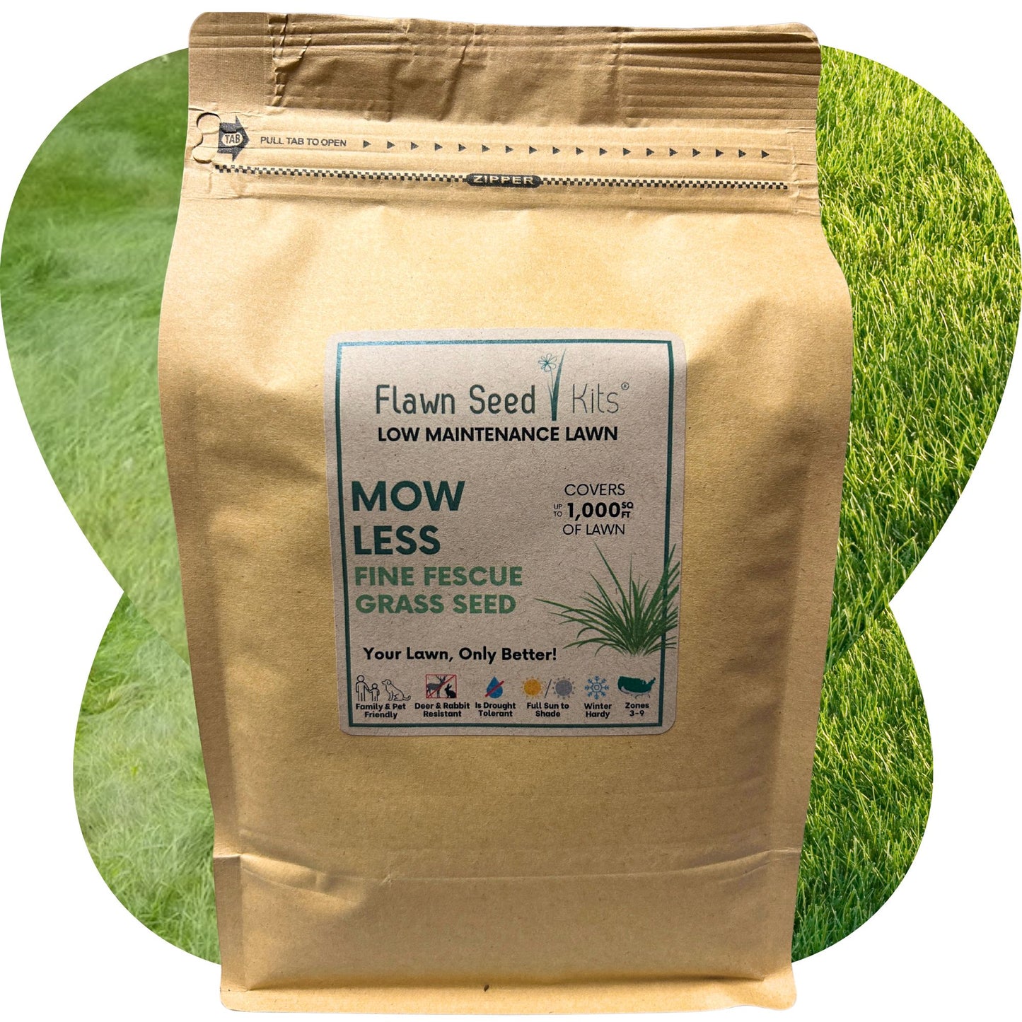 Mow Less Grass Seed