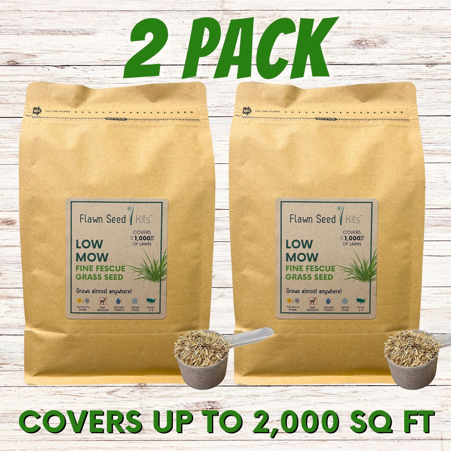 Low Mow Grass Seed Pouch