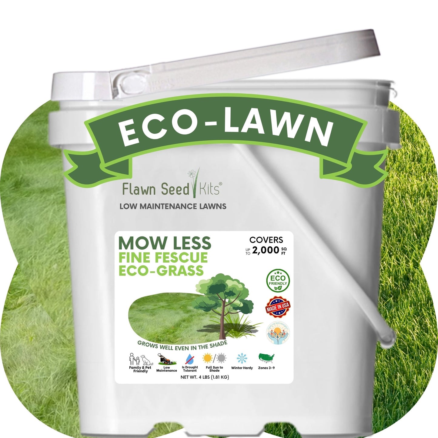 Mow Less Grass Seed