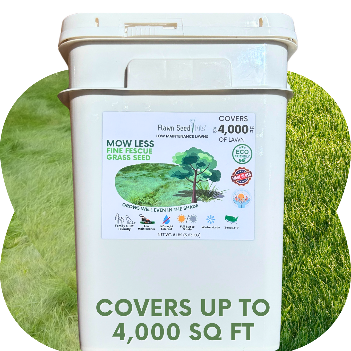 Mow Less Grass Seed