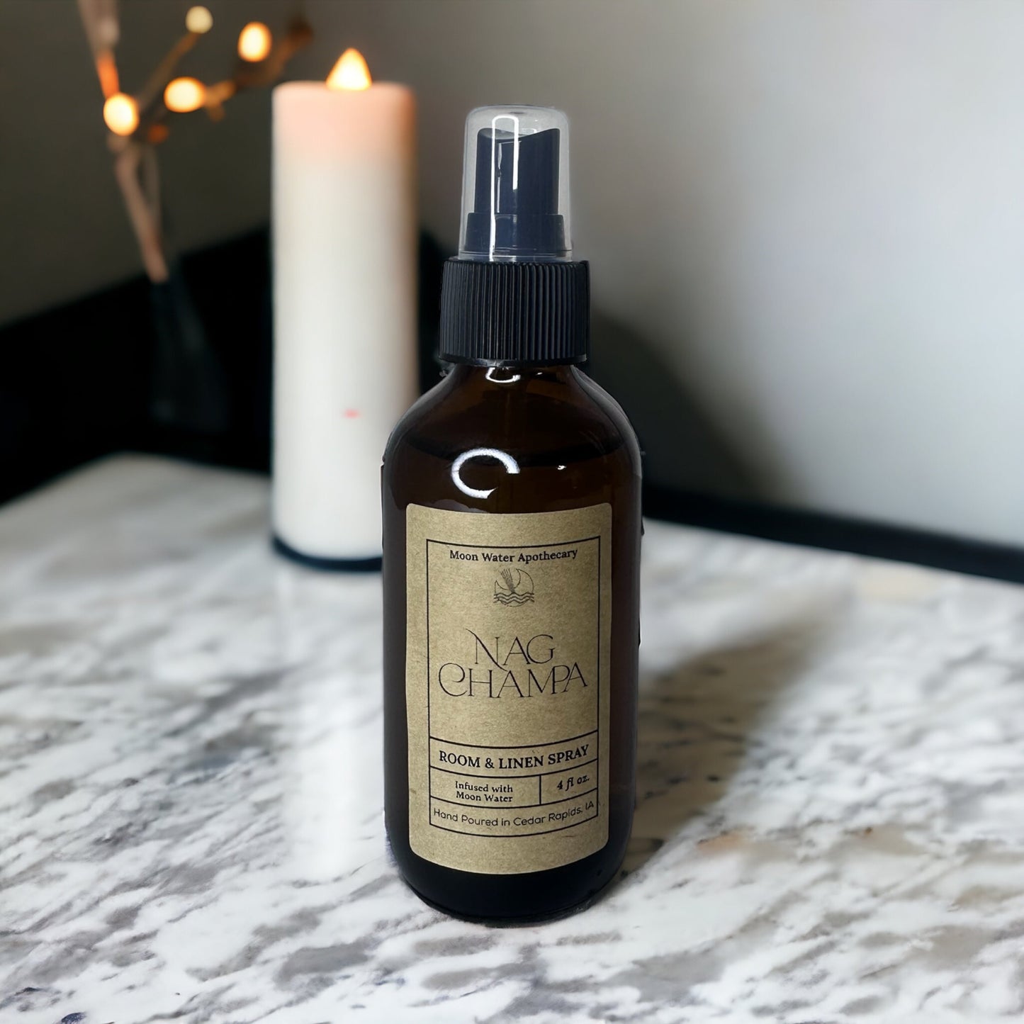 Nag Champa - ROOM & LINEN SPRAY -- by Moon Water Apothecary!