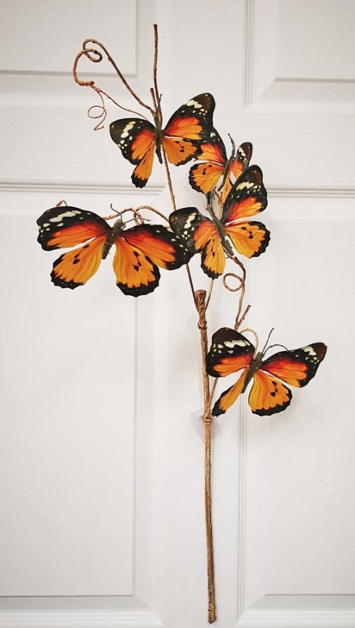 37" Butterfly Spray Yellow