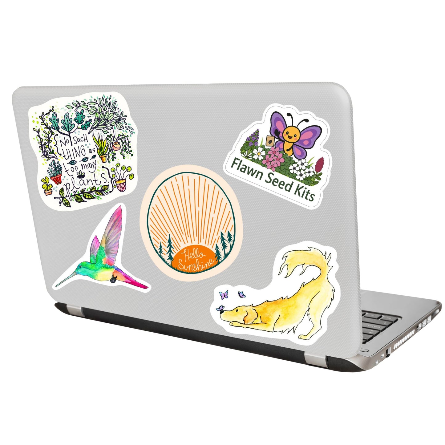 Flawn Seed Kits Butterfly 2.5" Sticker