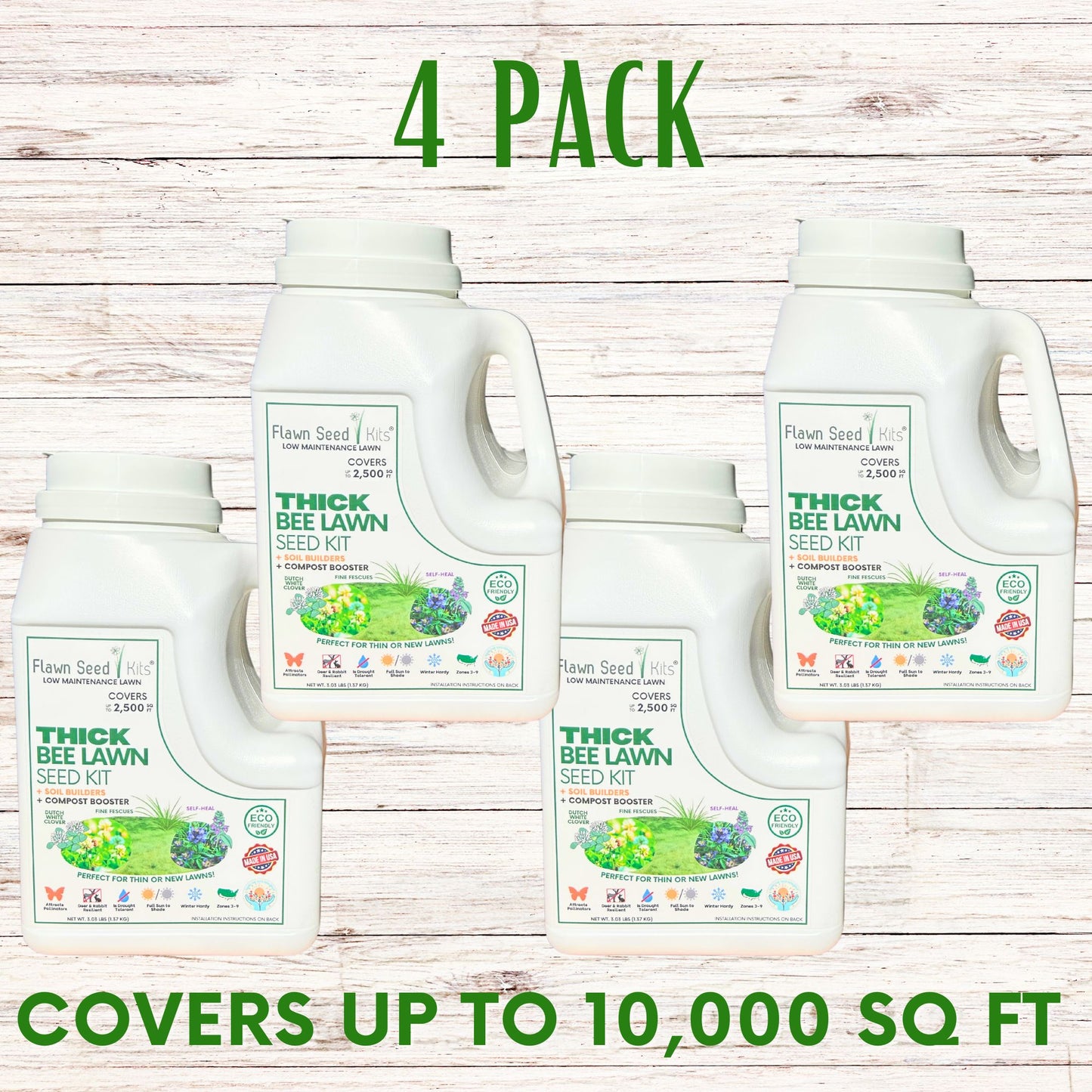 Thick Bee Lawn Seed Kit