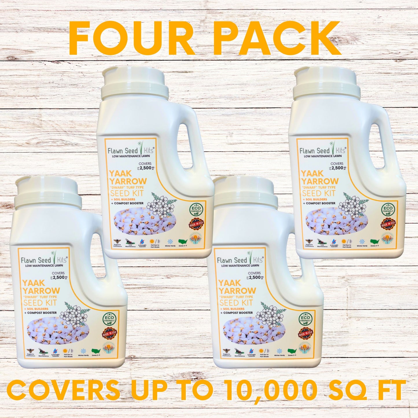 Yaak Yarrow 'Turf-Type' Easy Spread Shaker