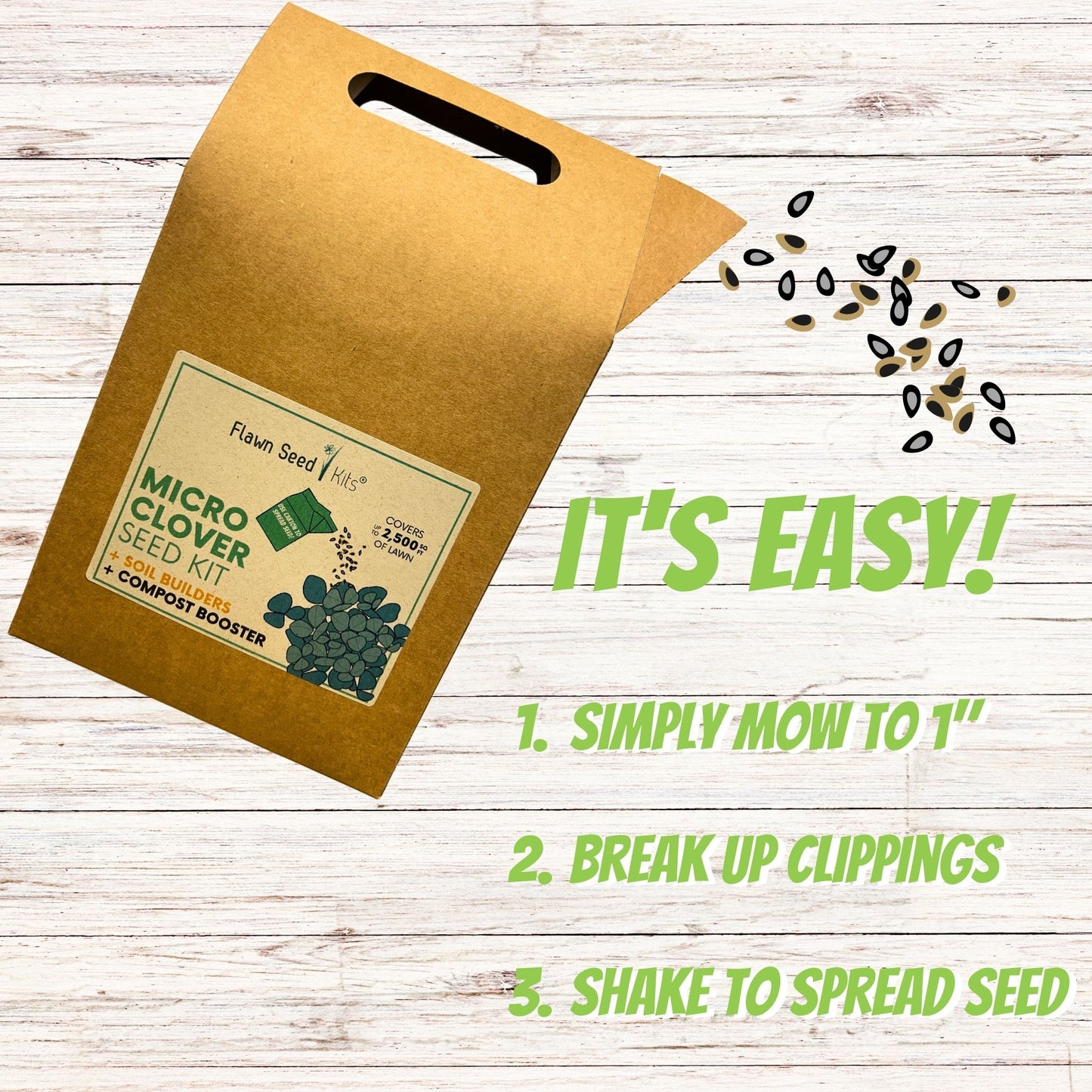 Micro Clover Seed Eco-Spread Carton