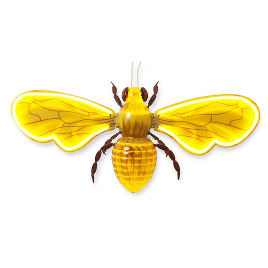 28"L Electric Lighted Hanging Animated Bee