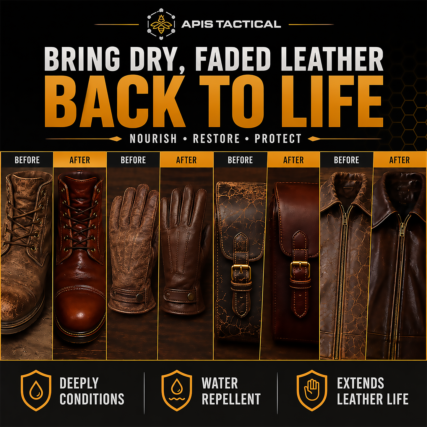 Apis Tactical Leather Conditioner