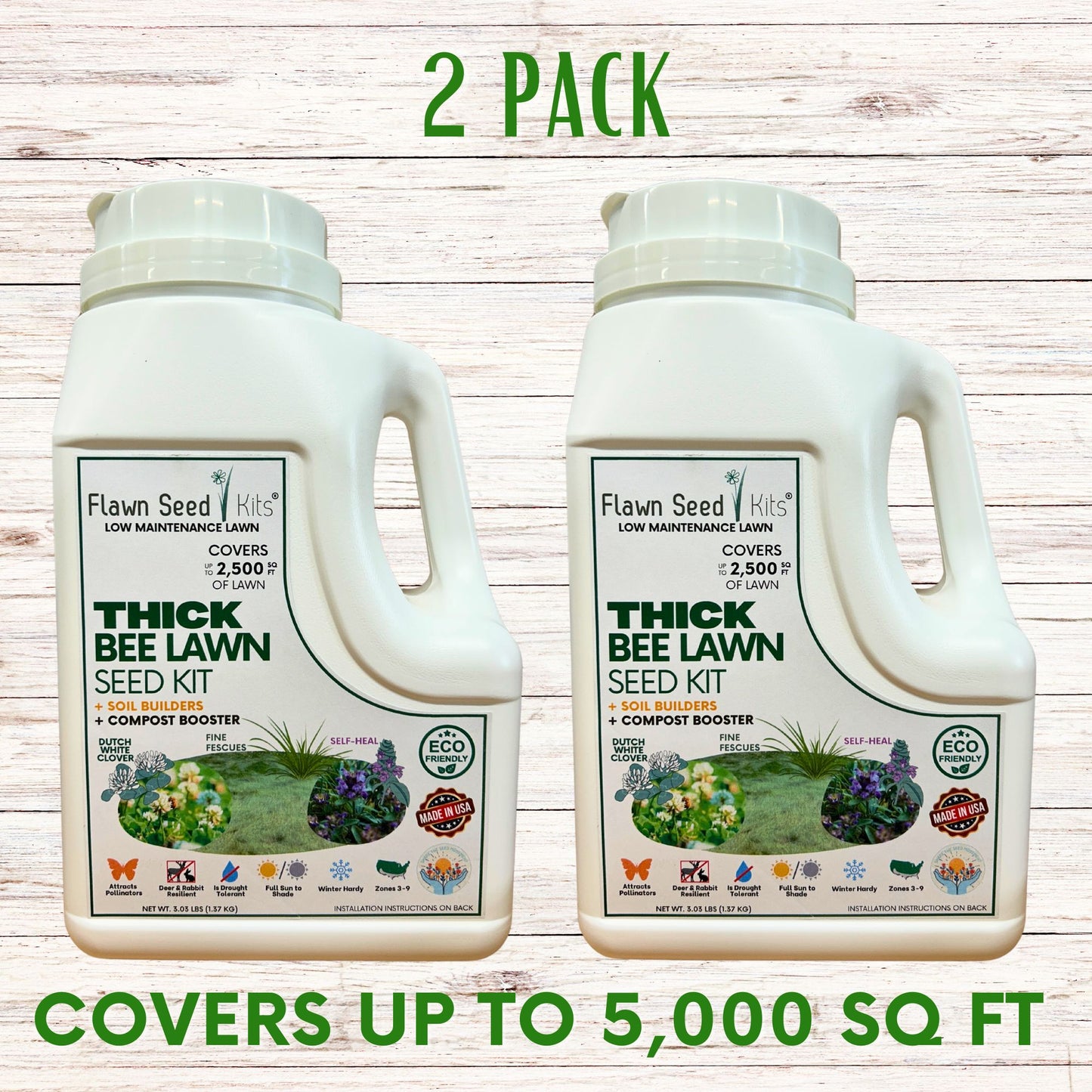 Thick Bee Lawn Seed Kit