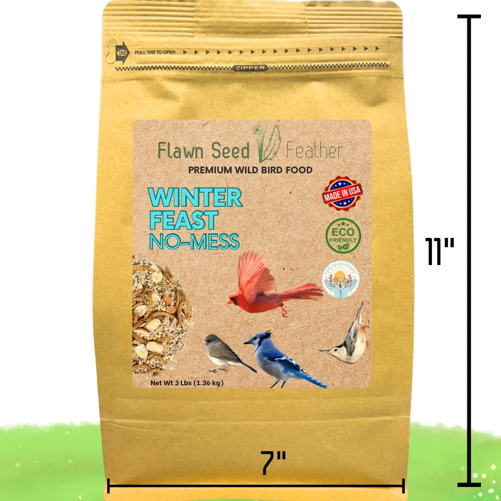 Winter Feast No-Mess Wild Bird Seed Blend