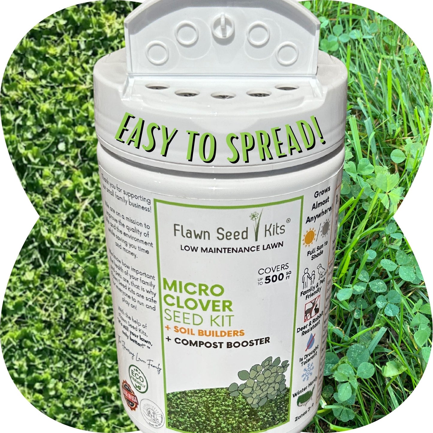 Micro Clover Easy Spread Shaker