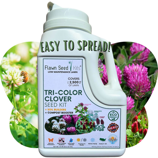 Tri-Color Clover Seed Easy Spread Shaker