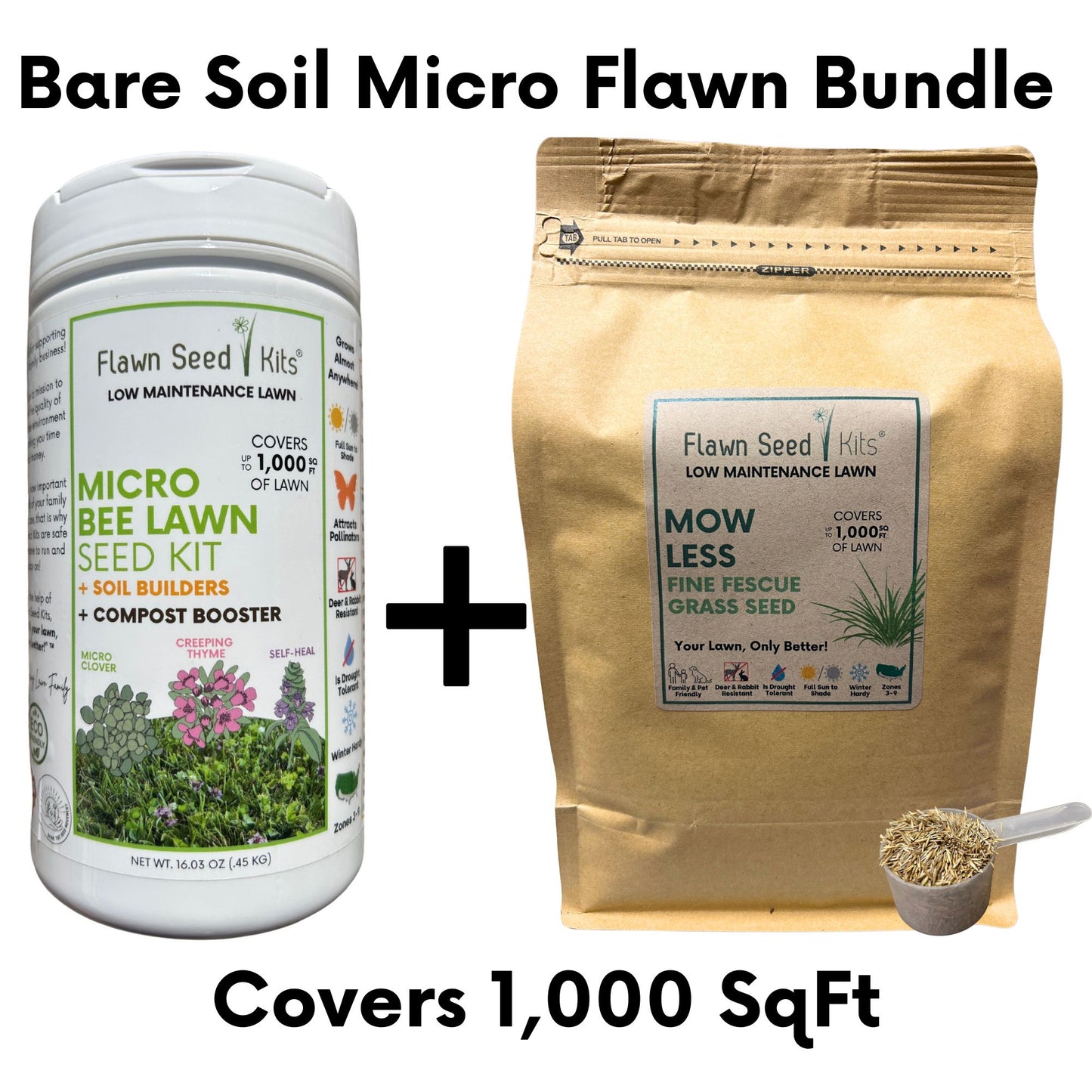 Bare Soil Micro Flawn Seeding Bundle