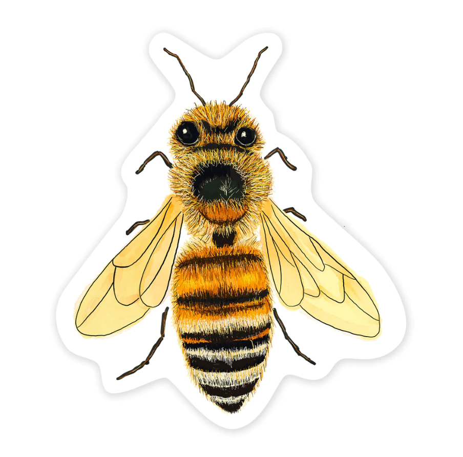 Bee 3" Sticker (FEW IN STOCK)