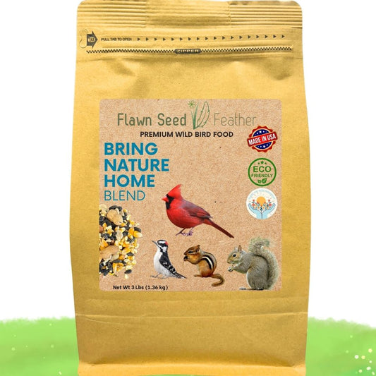 Bring Nature Home Premium Wild Bird and Friends Seed Blend