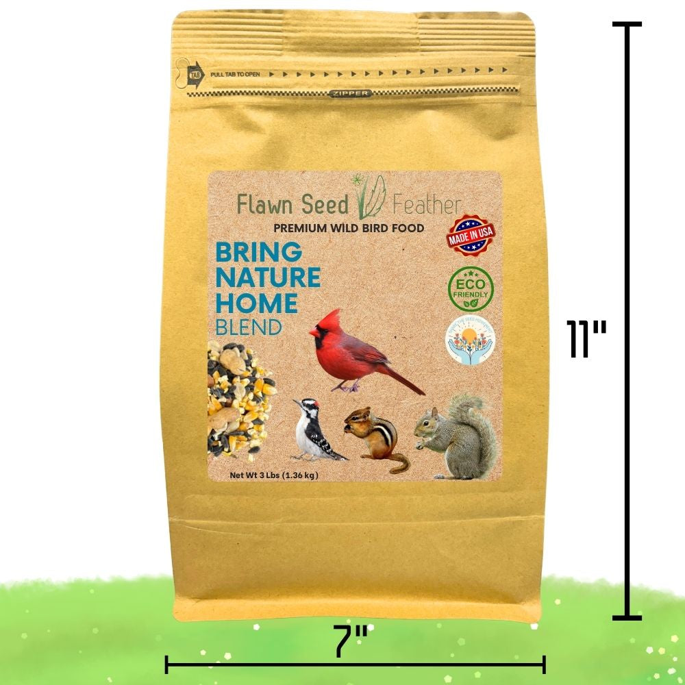 Bring Nature Home Premium Wild Bird and Friends Seed Blend