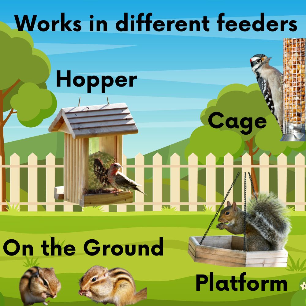 Bring Nature Home Premium Wild Bird and Friends Seed Blend