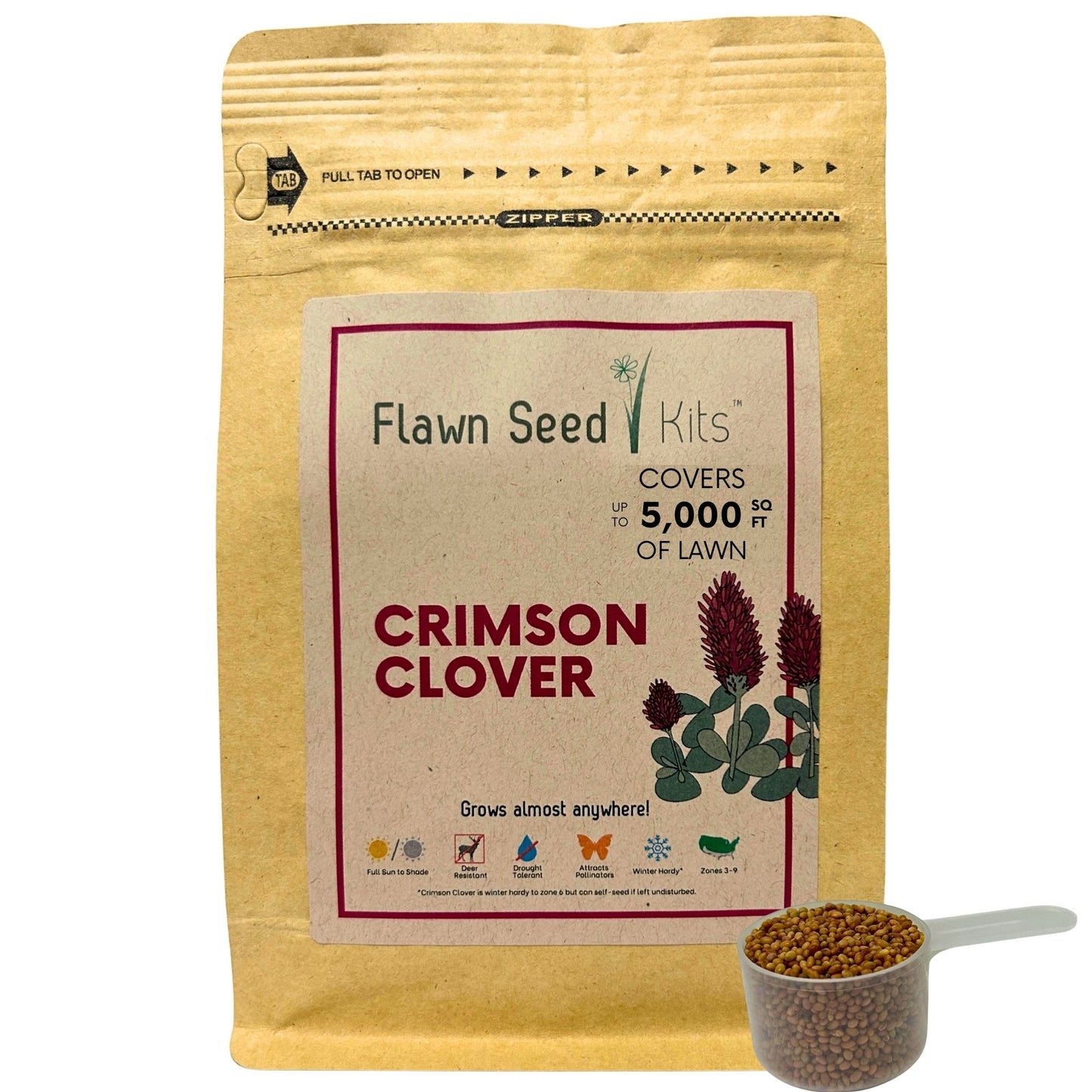 Crimson Clover Seed Pouch