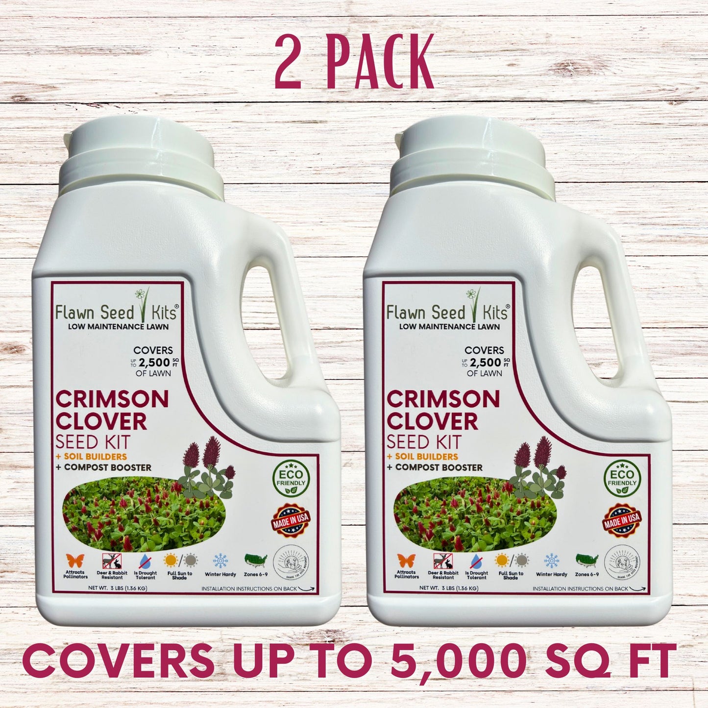 Crimson Clover Easy Spread Shaker