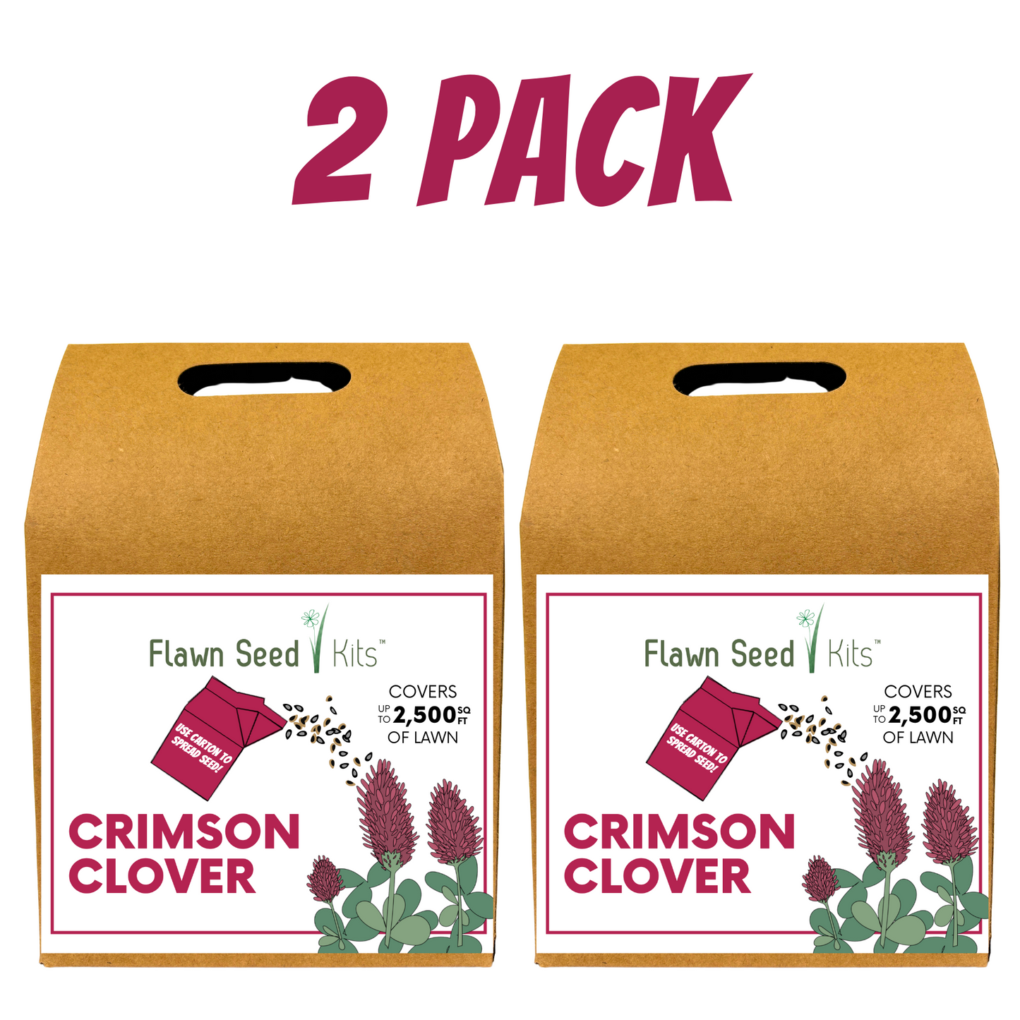 Crimson Clover Eco-Friendly Seeding Kit