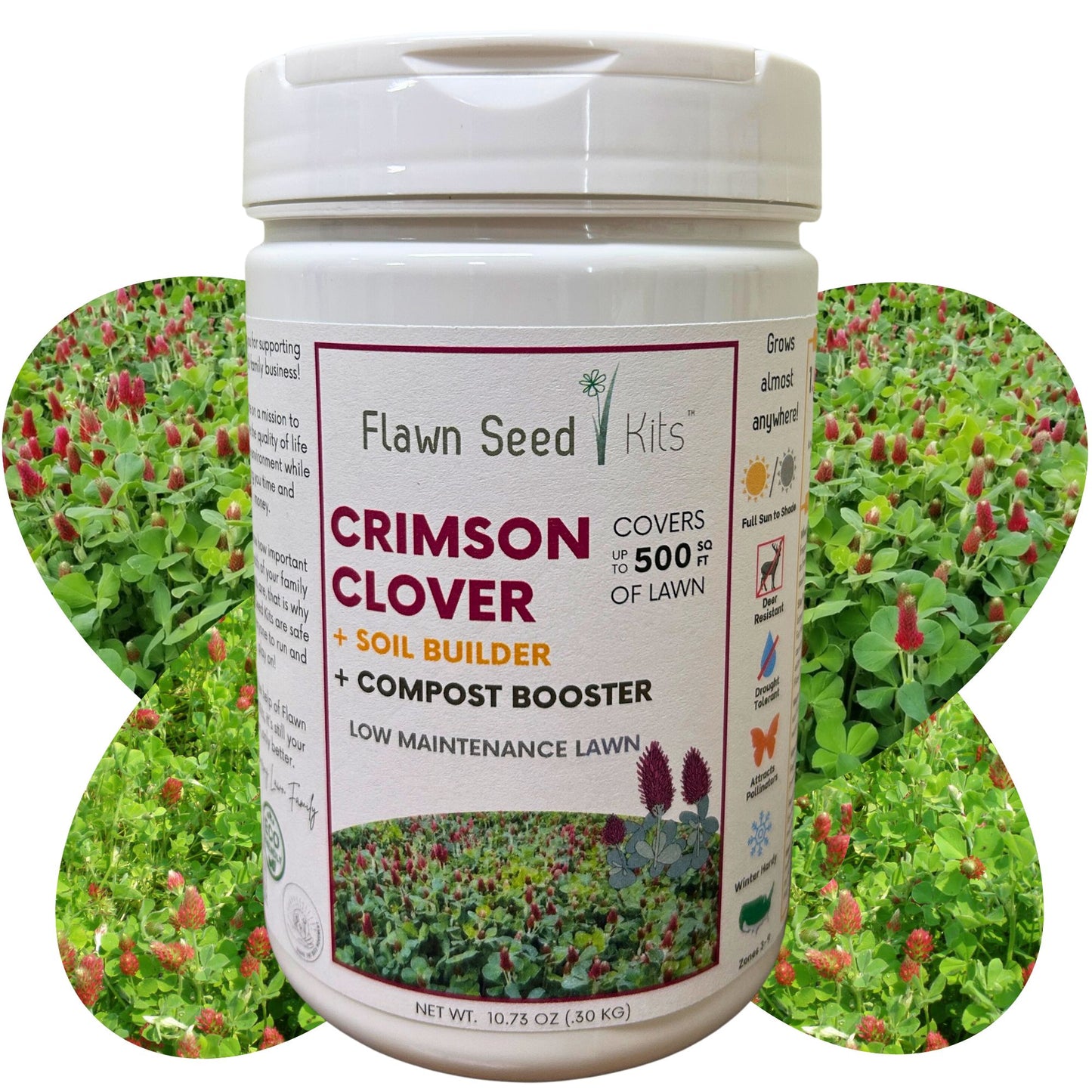 Crimson Clover Easy Spread Shaker