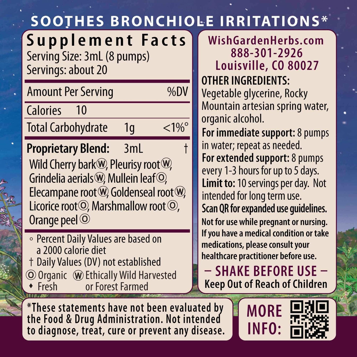 Serious Cough Soothing & Quieting