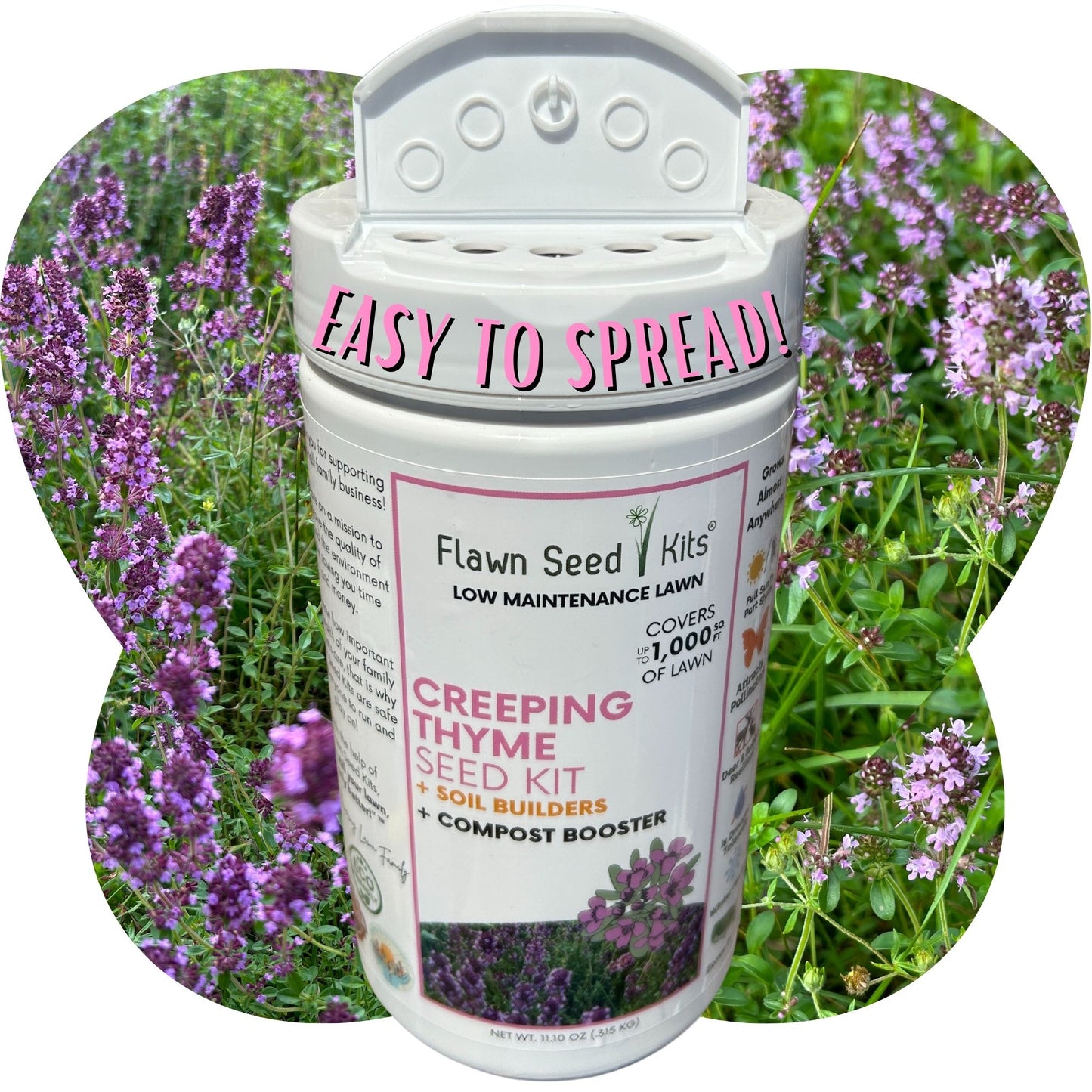 Creeping Thyme Easy Spread Shaker