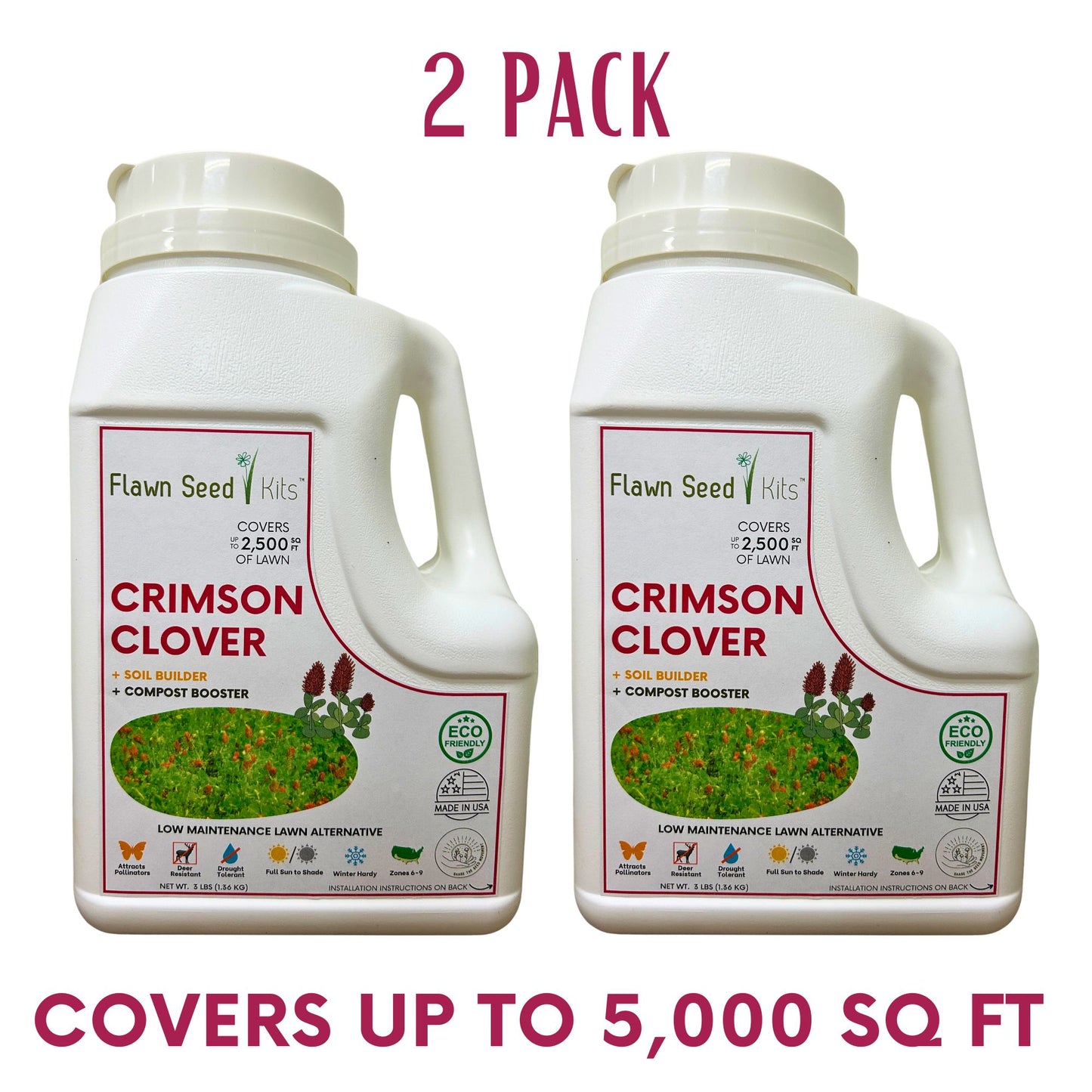 Crimson Clover Easy Spread Shaker