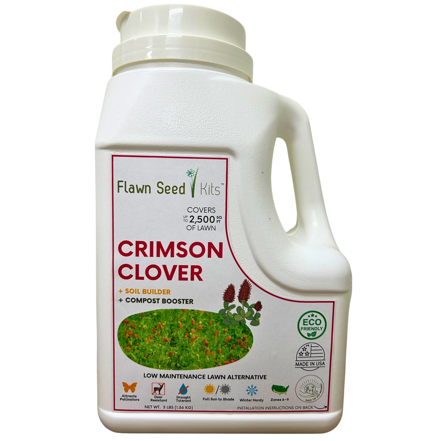 Crimson Clover Easy Spread Shaker