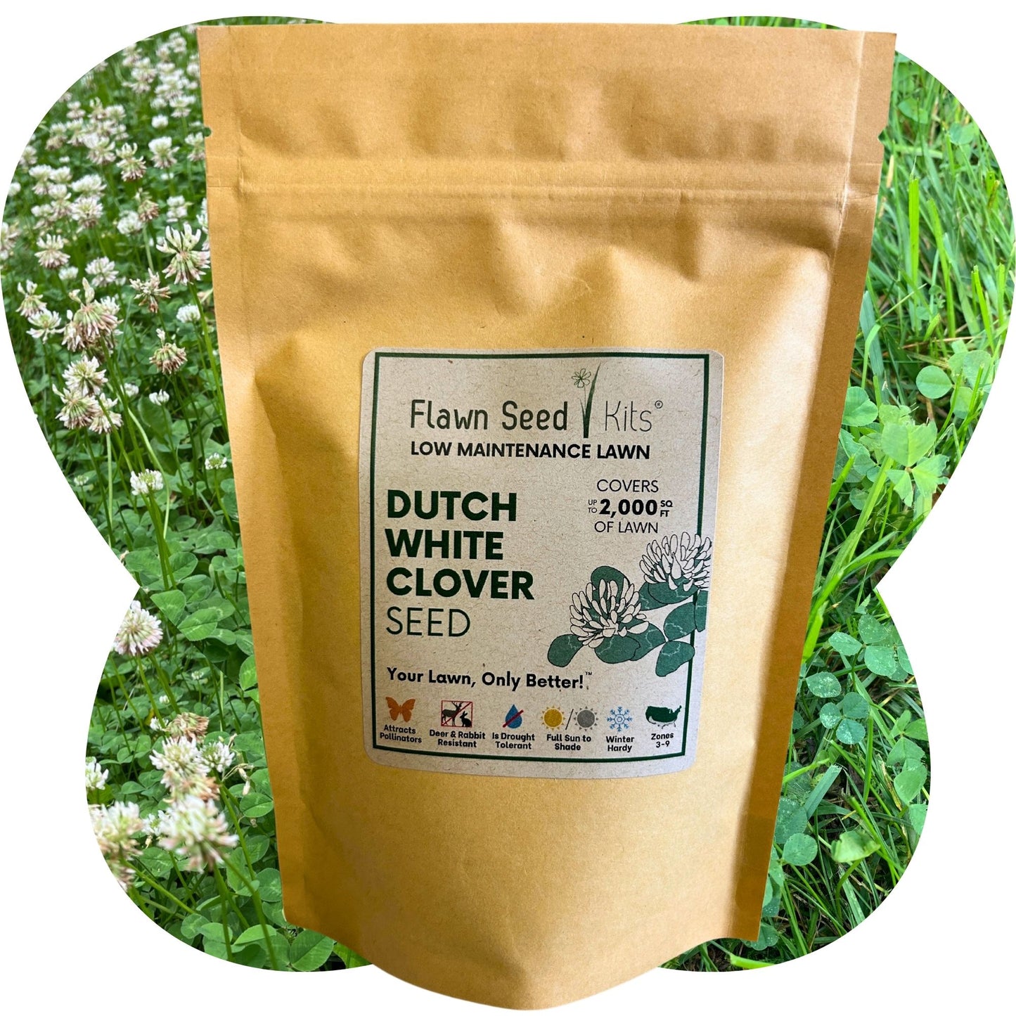 Dutch White Clover Seed Pouch