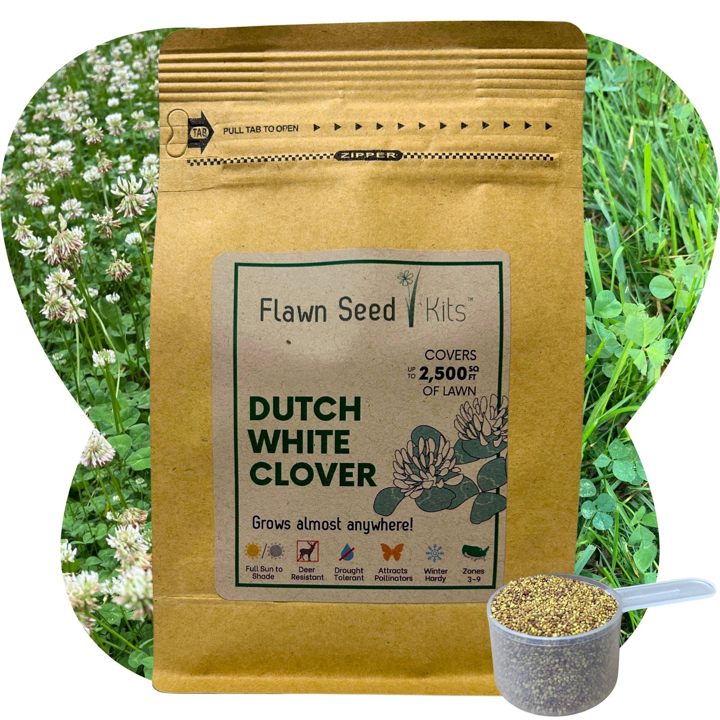 Dutch White Clover Seed Pouch