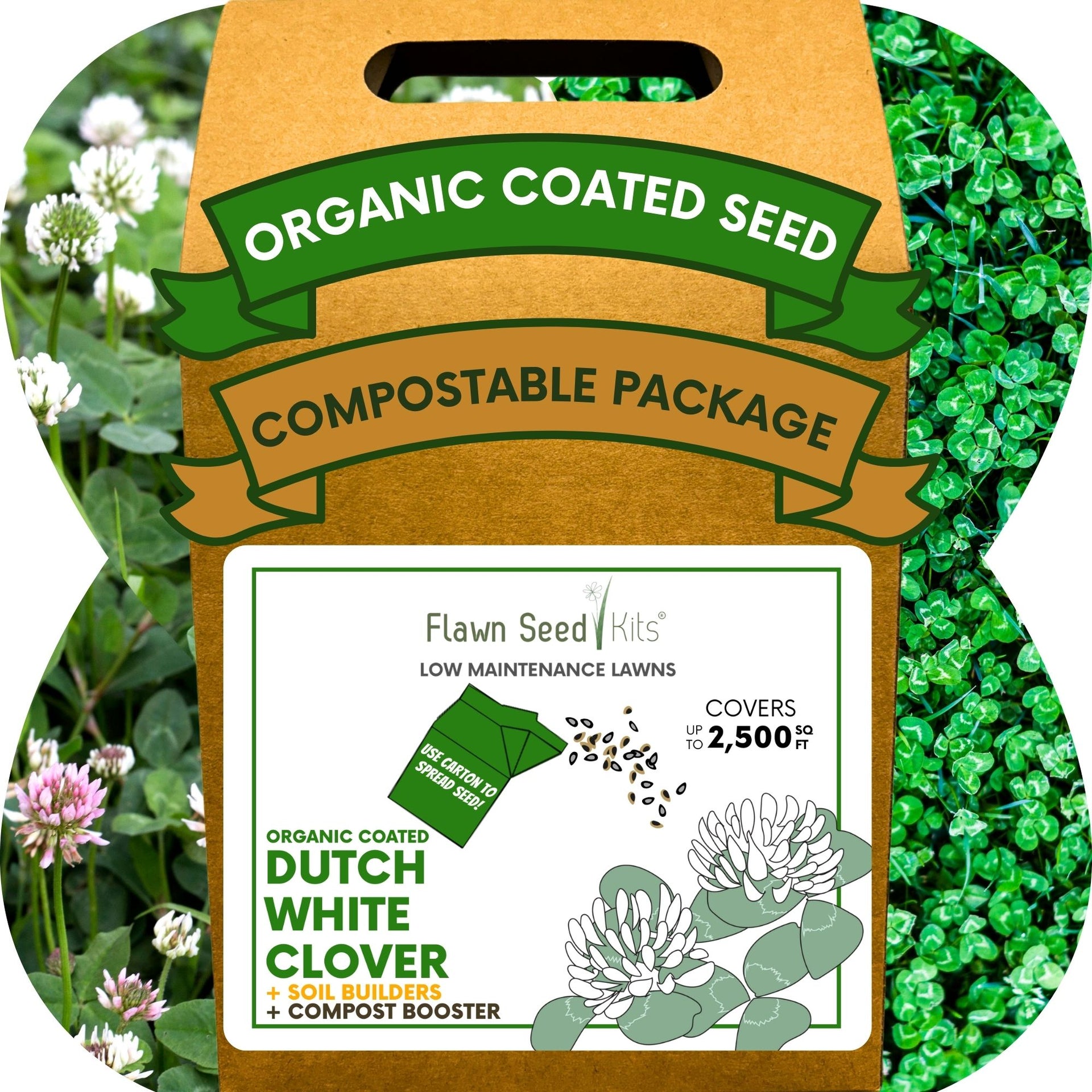 should i soak clover seeds before planting Dutch White Clover Eco-Friendly Seeding Kit