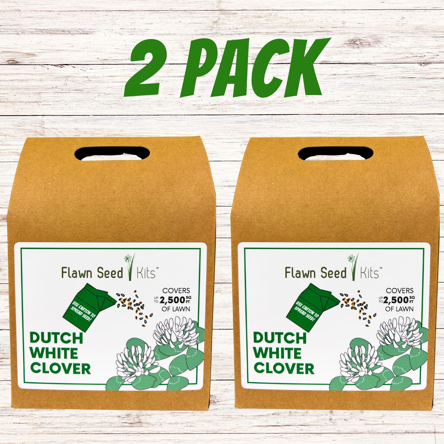 Dutch White Clover Eco-Friendly Seeding Kit