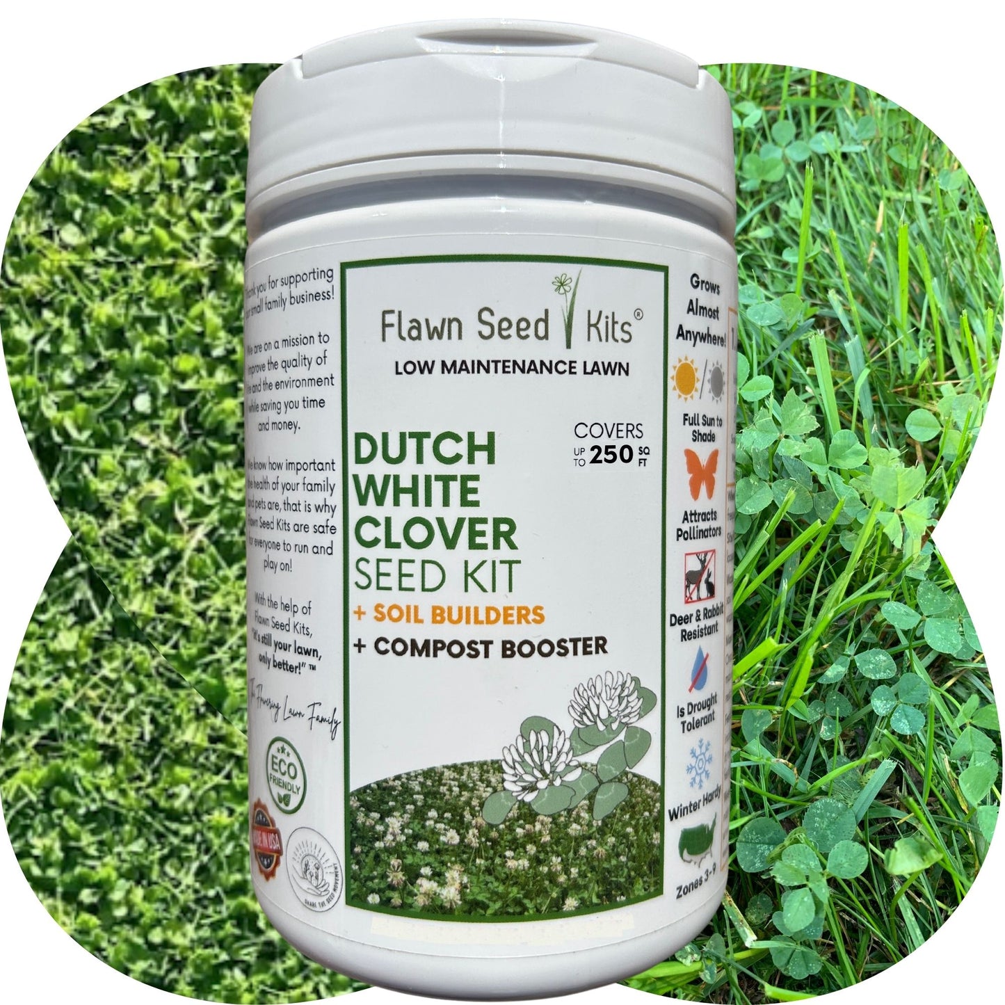 Dutch White Clover Easy Spread Shaker