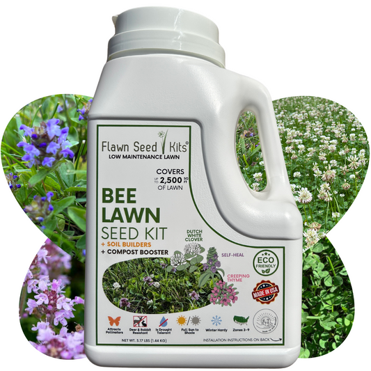 Bee Lawn Seed Mixture - Easy Spread Shaker