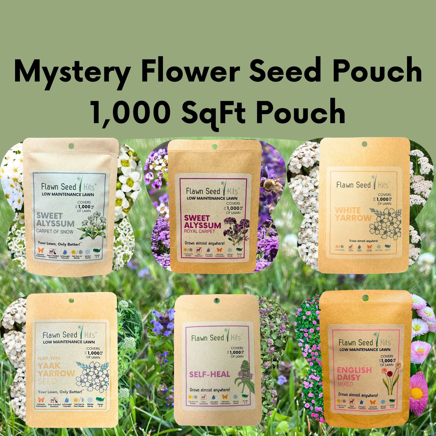 Mystery Flower Seed Pouch