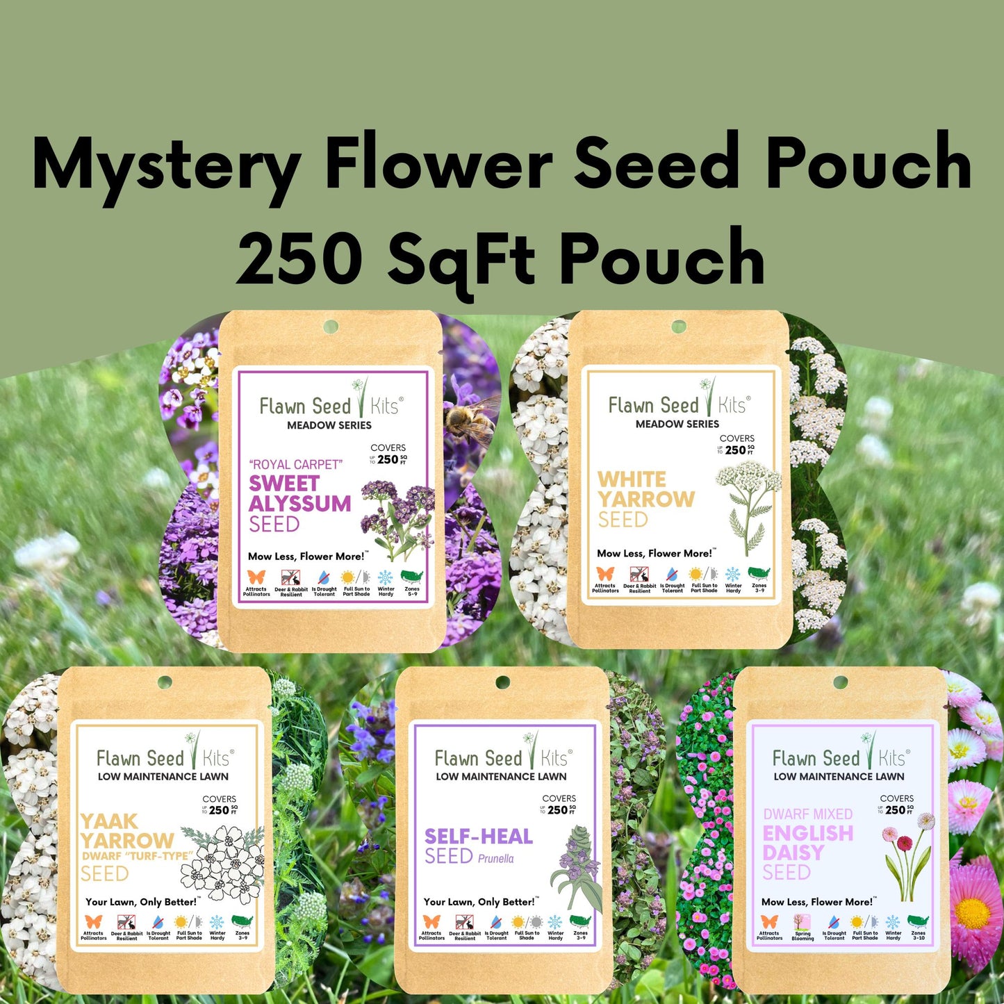 Mystery Flower Seed Pouch