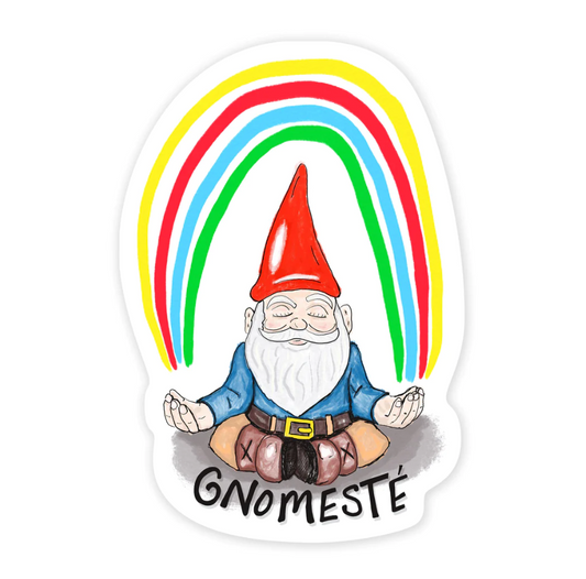 Gnomeste 3" Sticker (FEW IN STOCK)