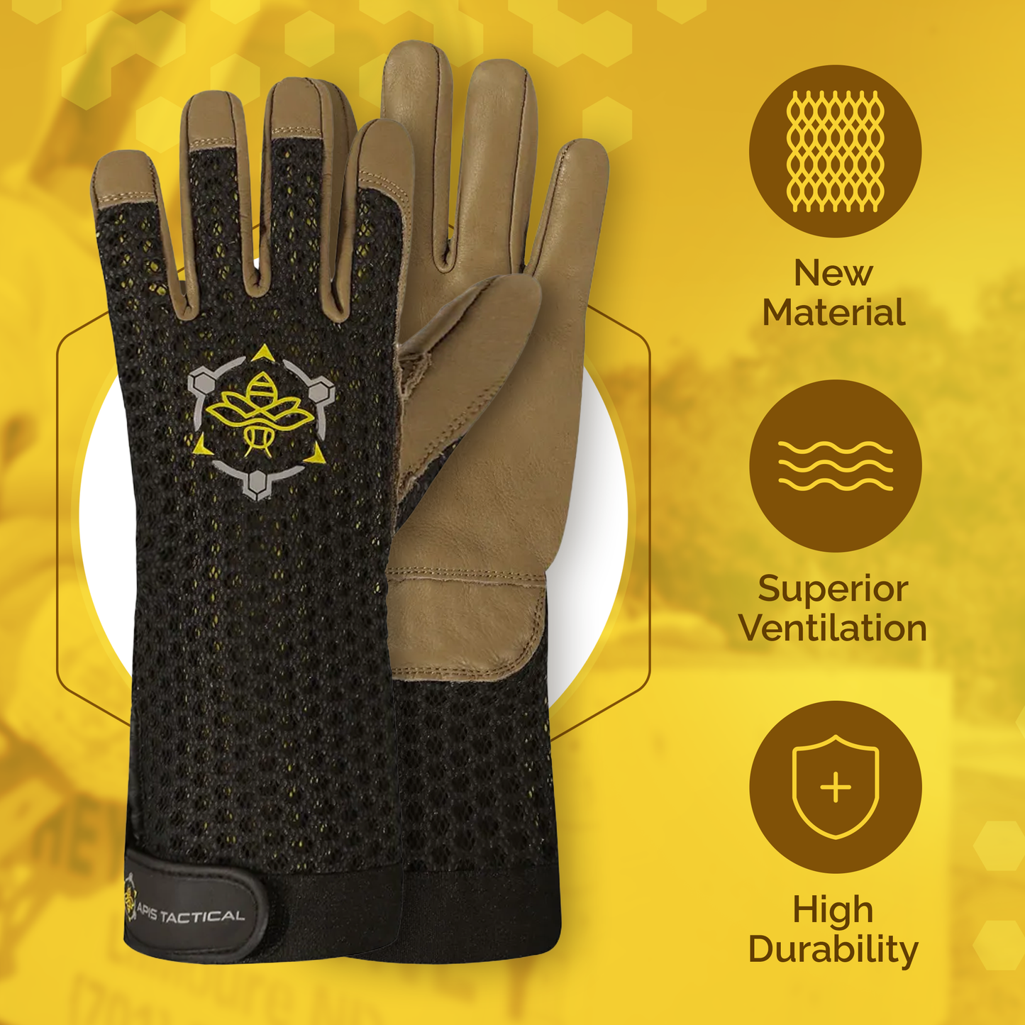 Apis Tactical Heavy Duty Beekeeping Gloves