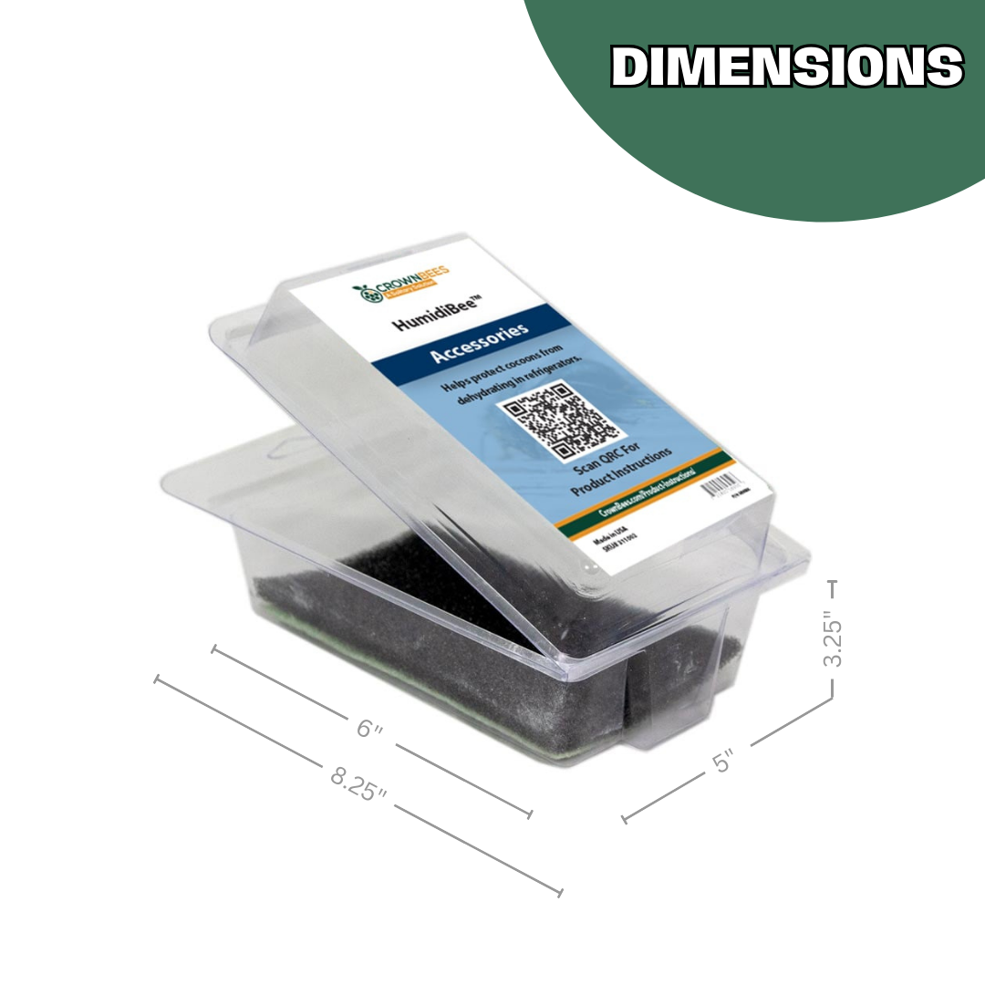 HumidiBee™ Cocoon Humidifier for Mason Bees